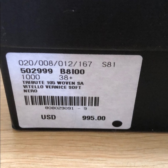 Saint Laurent Tribute 105 Woven Sandals. - Picture 6 of 16